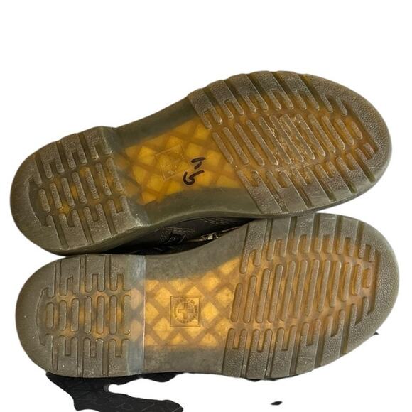 ***SOLD*** Dr. Martens 1460 Leather Lace-Up Cushioned Ankle Combat Boot Size 1 - Picture 4 of 6